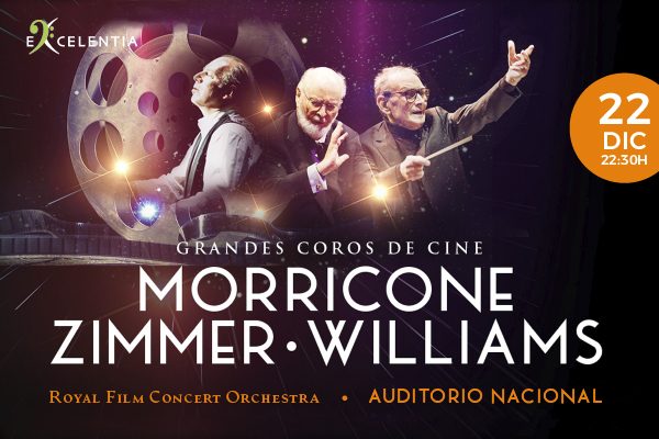 22-12-22_Madrid_Grandes Coros de Cine_Williams, Zimmer, Morricone_600x400